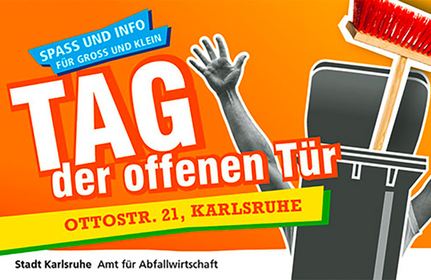 Werbung für den Tag der offenen Tür des AfA