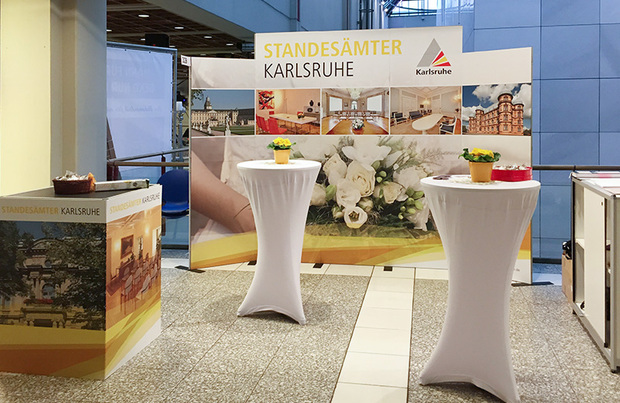 Messestand der Standesämter Karlsruhe - Foto: Standesämter Karlsruhe 