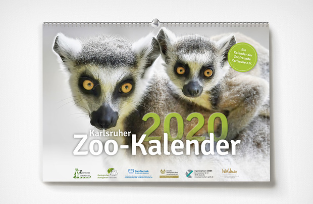 Titel Karlsruer Zoo-Kalender 2020 