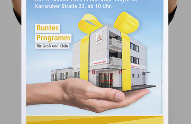 Plakat Neueröffnung Bürgerbüro Ost 