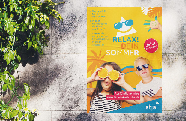 Plakat RELAX! DEIN SOMMER 