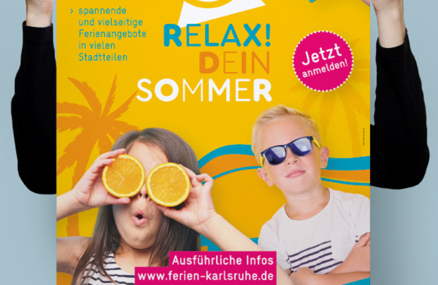 Plakat RELAX! DEIN SOMMER 