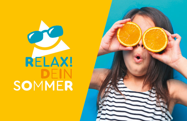 Visuelles Erscheinungsbild für »RELAX! DEIN SOMMER«