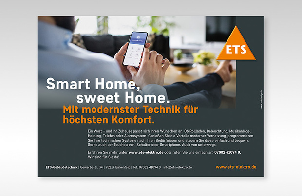 ETS-Anzeigenmotiv Smart Home 