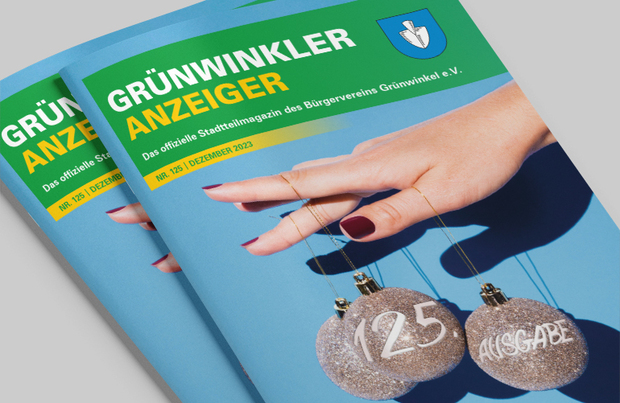 Herzlichen Glückwunsch zur 125. Ausgabe des Grünwinkler Anzeigers!