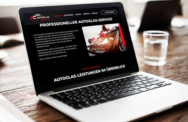 Website AC Autoglas Zentrale&nbsp;